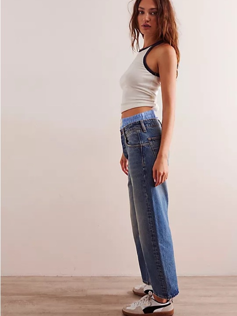 Free People We The Free Deep Trance Dropped Boyfriend Jeans Size 30